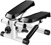 Mini Elliptical Machine Indoor, Compact Fitness Under Desk/Stand Up Elliptical, Fully Assembled Compact Strider with Adjustable Resistance & Built-in Monitor for Home Office Cardio Training Portable