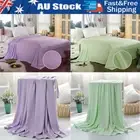 Summer Cooling Blankets Smooth Air Condition Comfort Lightweight Quilt Home AU