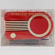 2023 Target Bullseye Retro Radio Wireless 4.5" Bluetooth Speaker Vivitar New
