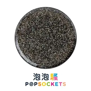 【PopSockets 泡泡騷】二代可替換美國專利氣囊伸縮手機支架 - 閃黑