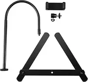 Aswalling Adjustable Tripod with Cellphone Holder, Overhead Phone Mount, Table Top Teaching Online Stand for Live Streaming