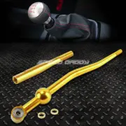 DUAL BEND T6061 MT GOLD SHORT THROW SHIFTER+3.5" EXTENSION KIT FOR EK EG DB DC