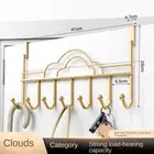 Behind the Door Hooks Household Storage Wall Hanger Hooks No Punch Coat Rack Hom