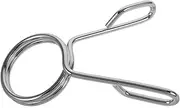 NULYLU Dumbbell Bar Circlip Weight Clips Barbell Clamps for Bar Strength Training Weightlifting Training Tools Gym Clips Barbell Spring Clip Collars Weight Lifting Clips Iron Silver