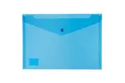 Icon IF461 PP Document Wallet A4 Button Closure Blue