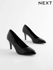 Black Standard/Wide Fit Forever Comfort® Closed Toe Heel Court Shoes (835223) | $54