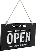 Double-Sided Open Closed Sign for Business Hanging Door Sign with High Visibility Easy Installation for Storefronts and Homes