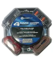 SL-4CK 4 Gauge Car Amplifier Install Copper Amp Kit w/ RCA Cable/fuse/