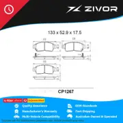PREMIER Ceramic DB1267 Brake Pads For TOYOTA CRESTA LX90R 2.4L 2LTE #CP1267