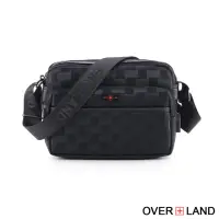 在飛比找momo購物網優惠-【OverLand】美式十字軍 - 美式潮酷格紋斜背包(57