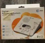 AT&T 1740 Digital Answering Machine System 60 Minutes Recording Time/Date Stamp
