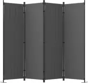 4 Panel Room Divider Folding Privacy Screens Room Separation for Home Office 88"