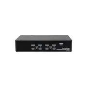 Startech 4 Port Usb Displayport Kvm Switch With Audio