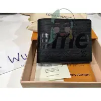 在飛比找Yahoo!奇摩拍賣優惠-歐洲二手LV Supreme Slender Wallet 