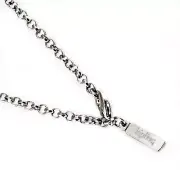 Kipling Stainless Steel Cable Chain Necklace 3 MM, 18 INCH (with 3 Cm Extender )