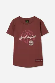 NRL Kids Puff Print Tee Shirt - Manly Sea Eagles - Toddler Youth T-Shirt
