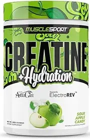 Musclesport Sour Apple Candy Creatine + Hydration Powder 300 g