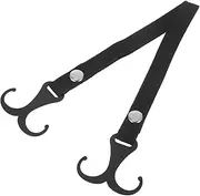 BUGUUYO 2 Pcs Stroller Hooks Heavy Duty Clips for Diaper Bags Shopping Bags and Purses Stroller Hanger with Easy Access for Essentials and More