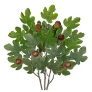 Fake Plants Branches Artificial Greenery Stems Set of 3, Faux 24.4" # Pack of 3