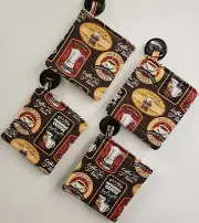 Morning Coffee Pot Holders (Set of 4)