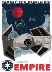 Star Wars Join the Empire TIE/Ad Silk Screen Print Art Poster 18x24 Mondo NEW