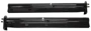 Truck Trailer Black Spring-Loaded Mud Flap Hanger Straight 2-1/2" Bolt Spacing