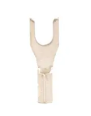 22-18 AWG Non-Insulated #4 Spade Terminal - Brazed Seam (100/Pkg.)