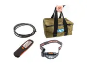 Canvas Recovery Bag + 12v Air Compressor Extension Hose + LED Head Torch + LED