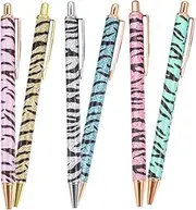 Tofficu Ballpoint Pen Set 6pcs Mini Pens Creative Writing Accessories Ergonomic Design Colorful