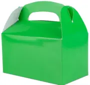 48 GREEN PARTY TREAT BOXES FAVORS GOODY BAGS BAZAAR PRIZE GIFT BASKET CARNIVAL