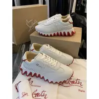 在飛比找Yahoo!奇摩拍賣優惠-Christian Louboutin CL 經典 白色 紅