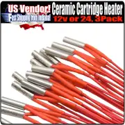 3X Cartridge Heater 12V 40W, 24V 40W For Prusa 3D Printer Extruder Hotend 6x20mm