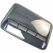 Car Hood Scoop Vent Bonnet Cover Air Flow Intake Decorative Carbon Fiber Look