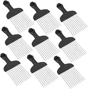 CRILSTYLEO Hair Brush for Styling Reusable Steel Wide Comb Hairdressing Tool Afro Hair Care for Men and Women