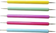 Gogogmee Nail Art Pens Dotting Tool Set 5pcs Manicure Supplies for Women Create Beautiful Nails at Home
