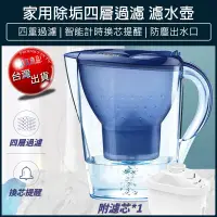 在飛比找松果購物優惠-【免運】濾水壺 3.5L 活性炭濾水器 淨水壺 過濾水壺 家