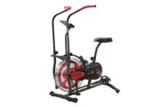 Powertrain Air Resistance Fan Exercise Bike For Cardio Red Exercise Bikes
