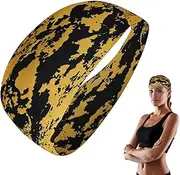 Sweat Headband,Breathable Elastic Exercise Headbands | Soft Sweatbands for Home Gym, Foldable Sweatbands for Men Women Adults