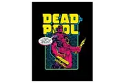 Deadpool 80s Style Framed Poster (Multicoloured) (40cm x 30cm)
