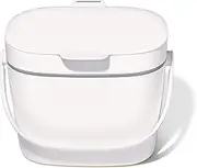 OXO Good Grips Easy Clean Compost Bin, White, 6.62 Litre / 1.75 Gallon