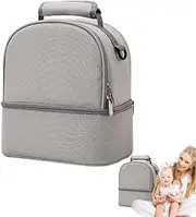 Diaper Bag Backpack, Multifunctional Travel Bag, Mommy Travel Backpack, Portable Pouch, Insulated Bottle Bags, Oxford Cloth Polyester Material, Perfect for Travel and Outing
