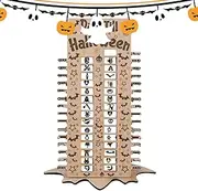 Wooden Countdown Calendar, Advent Calendar With Removable Blocks, Halloween Countdown Halloween Countdown Advent Calendar With Removable Squares Suitable For Halloween Interior Decoration Home