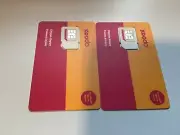 5x Koodo choose happy 4G LTE Multi SIM Card 3-in1 Nano Micro Standard