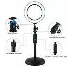 LED Ring Light Kit 4.6" 6.2" 10" Dimmable Phone Camera Photo Lamp With Stand