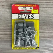 HIGH ELVES MARAUDER MINIATURES ELF METAL WARHAMMER AGE OF SIGMAR BLISTER NEW