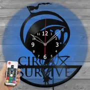 LED Vinyl Clock Circa Survive Light Vinyl Record Wall Clock Decor Home 2937