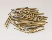 Clock Taper Pins Assortment of 100 Steel and Brass Various Sizes Repair Parts