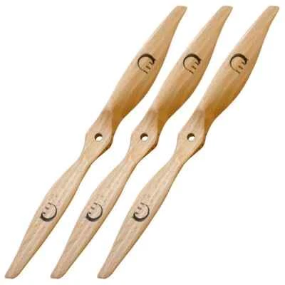 (4) Xoar 9x4 PJA Gas Beechwood Radio Controlled Airplane Propeller