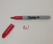 Sharpie Permanent Marker Fine Point - Red