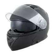 Zamp H77603FM, FL-4 Helmet, Medium, Matte Black, ECE22.05/DOT Approved